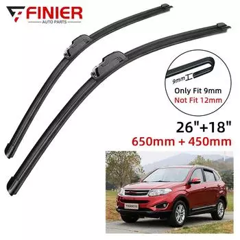 2 шт. щетки стеклоочистителя для Chery Tiggo 5 Grand Tiggo5 DR6 EVO6 2014-2018 26 18 подходят для переднего лобового стекла, щетки для окон, резак, аксессуары