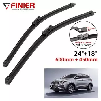 2 шт. щетки стеклоочистителя для Geely Binyue SX11 Proton X50 2018-2022 24 18 подходят для переднего лобового стекла, щетки для окон, резак, аксессуары 2020 2021 2022