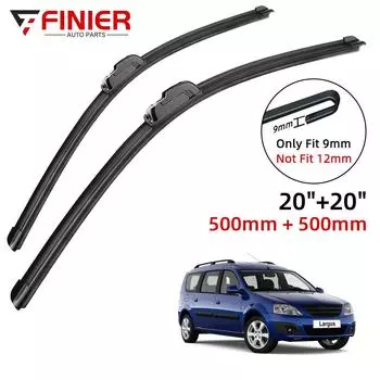 2 шт. щетки стеклоочистителя для Lada Largus 2012-2017 20 20 подходят для переднего лобового стекла, щетки для окон, резак, аксессуары 2012 2013 2014 2015 2016 2017