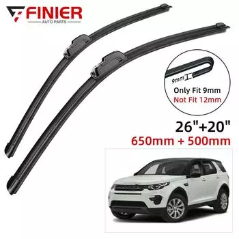 2 шт. щетки стеклоочистителя для Land Rover Discovery Sport 2015-2018 26 20 подходят для переднего лобового стекла, щетки для окон, резак, аксессуары 2016 2017 2018
