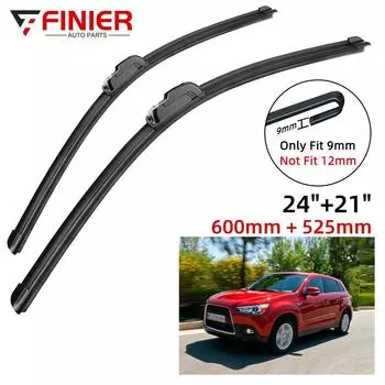 2 шт. щетки стеклоочистителя для Mitsubishi ASX RVR 2011-2020 24 21 подходят для переднего лобового стекла, щетки для окон, резак, аксессуары 2016 2017 2018 2019 2020