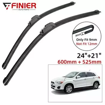 2 шт. щетки стеклоочистителя для Mitsubishi RVR MK3 2010-2019 24 21 подходят для переднего лобового стекла, щетки для окон, резак, аксессуары 2015 2016 2017 2018 2019