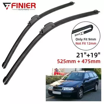 2 шт. щетки стеклоочистителя для Skoda Octavia 1U Combi MK1 1999-2002 21 19 подходят для переднего лобового стекла, щетки для окон, резак, аксессуары 2000 2001 2002