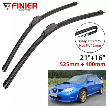 2 шт. щетки стеклоочистителя для Subaru Impreza GD GG 2000-2007 21 16 подходят для переднего лобового стекла, щетки для окон, резак, аксессуары 2004 2005 2006 2007
