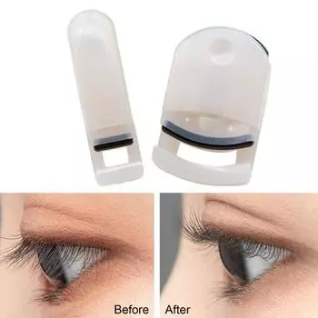 2 шт. щипцы для завивки ресниц противоскользящие завитки ресниц длительный эффект простота в эксплуатации эргономичный дизайн безопасный инструмент для макияжа глаз женский инструмент для красоты белый