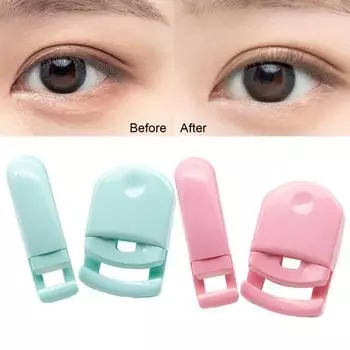 2 шт. щипцы для завивки ресниц противоскользящие завитки ресниц длительный эффект простота в эксплуатации эргономичный дизайн безопасный инструмент для макияжа глаз женский инструмент для красоты белый