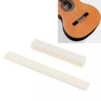 2 шт., седло для костяной гитары, мостовая гайка для 6-струнной классической гитары