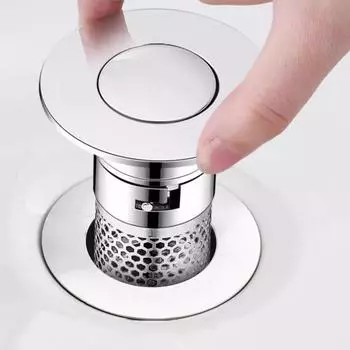 2 шт. Сельскохозяйственный фильтр для слива раковины с латунным сердечником, простая установка, фильтр для слива раковины, надежная фиксация, сельскохозяйственный фильтр для слива 2pcs