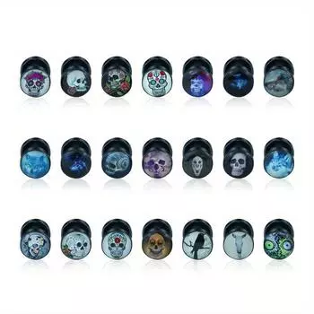 2 шт., серьги-капли из нержавеющей стали, 10 мм, с черной нижней частью, модные аксессуары, ювелирные изделия