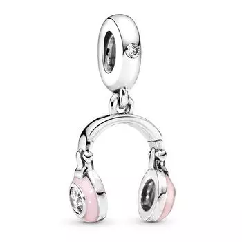 2 шт. серебристого цвета для мальчиков и девочек, телескопические бусины для наушников, подходят оригинальные фирменные браслеты Diy, ожерелья для женщин, изготовление ювелирных изделий 2pcs