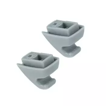 2 шт. Серые клипсы солнцезащитного козырька для Tahoe Silverado Sierra 1500 Yukon 15882854