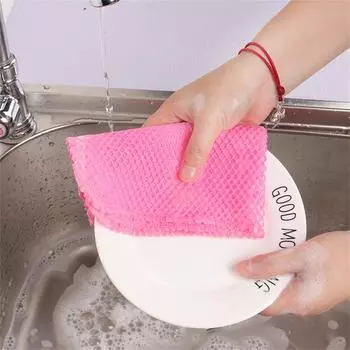 2 шт. сетчатая ткань с антипригарным покрытием для мытья посуды сетчатое полотенце для мытья посуды 2 шт. сетчатая ткань для чистки губкой