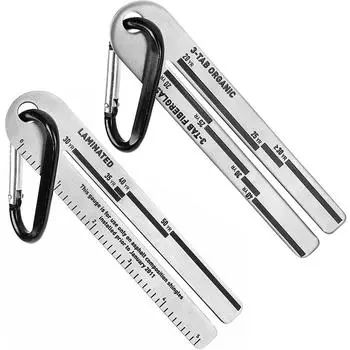 2 шт. Шаблон для черепицы с альпинистской пряжкой для измерения и анализа