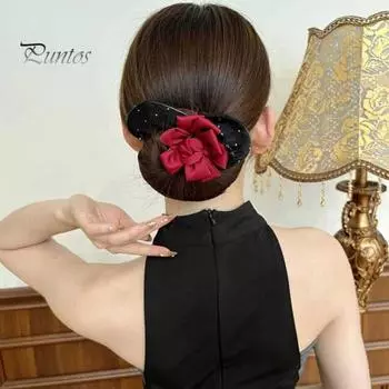 2 шт., шариковая заколка для волос, бигуди для завивки волос, щипцы для завивки волос, ловкая булочка, твистер, формирователь, длинные волосы, легкий и быстрый инструмент для резки, ленивые женщины, аксессуары для укладки волос чёрный