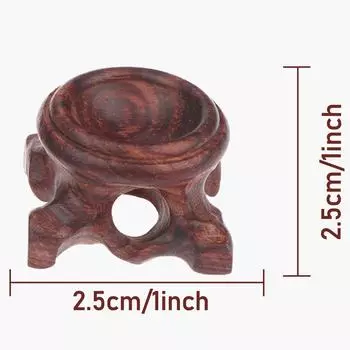 2 шт. шаровых основания, подставка для хрустального шара, подставка для дисплея из натурального дерева one size