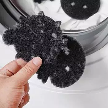 2 шт., шары для стирки в виде осьминога, противозапутывающиеся, двухсторонние, очиститель одежды, поглотитель ворса, фильтр для волос Fish