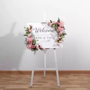 2 шт. шелковых пионов, цветочные гирлянды, цветочные гирлянды для украшения угловой свадебной арки, искусственные розы, комбинированные для украшения свадебной арки белый