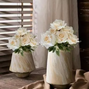 2 шт. Шелковый цветок со стеблем, искусственные розы, букет, композиция из розовых растений для кухни, декор для дома ко Дню святого Валентина, центральные цветочные композиции коралл розовый