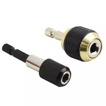 2 шт. Шестигранный хвостовик шестигранный хвостовик 60 мм бесключевая дрель углеродистая сталь 1/4 шестигранный хвостовик авто