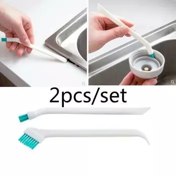 2 шт. Щетка для чистки бутылок из-под молока, стаканов, щетка для мытья посуды, инструмент для чистки щелей и пазов синий