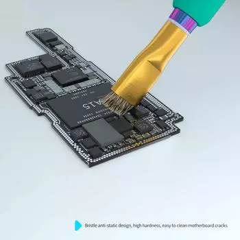 2 шт. Щетка для чистки микросхем, щетка для чистки, антистатическая щетка для чистки материнской платы, набор инструментов для удаления процессора/микросхемы