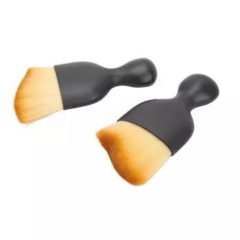 2 шт. Щетка для чистки салона автомобиля, щетка для удаления пыли из вентиляционных щелей кондиционера жёлтый