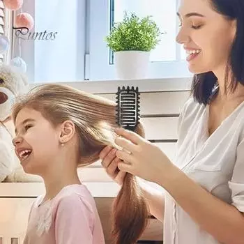 2 шт. Щетка для укладки локонов, эргономичная ручка, мягкая щетина, массаж кожи головы, вентилируемая расческа, укладка вьющихся волос, распутывание волос, женская парикмахерская 2pcs