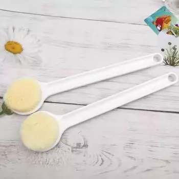 2 шт. Щетка для ванны, отшелушивающая щетка для тела, длинная ручка, массаж спины, душ, длинная ручка, мягкая пена, аксессуары для ванны