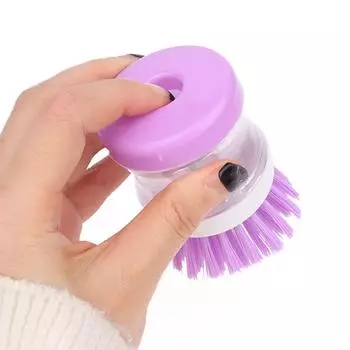 2 шт. Щетки для мытья посуды, автоматическое добавление жидкости, мытье кастрюль, мытье посуды, дозатор жидкого мыла, кухонный инструмент для уборки зелёный