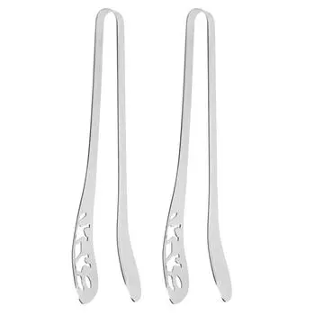 2 шт. Щипцы для еды утолщенные, антиожоговые, из нержавеющей стали 304, зажим для выпечки стейков и барбекю