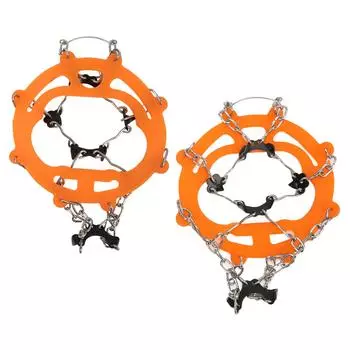 2 шт. шипы для льда противоскользящие башмаки кошки чехол для снега захваты с 8 шипами для пешего туризма