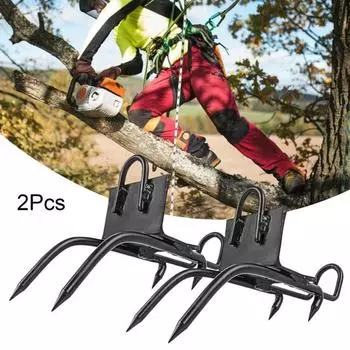 2 шт. шипы для скалолазания, сильная несущая способность, не деформируется, тонкое качество изготовления, полезные прочные туфли для скалолазания по дереву, охотничьи наблюдения