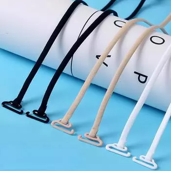 2 шт., ширина 0,5 см, женский нескользящий бюстгальтер на бретельках, женский эластичный бюстгальтер с двойными плечами, женский бретель для бюстгальтера, аксессуары для нижнего белья one size телесный