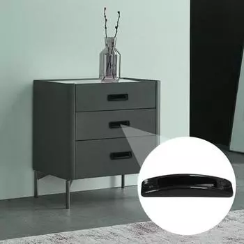 2 шт. широко используемые самоклеящиеся ручки для шкафа, простые в установке, обустройство дома, современная ручка для шкафа B белый