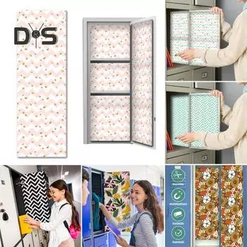 2 шт., школьный шкафчик, магнитные обои, съемные, с возможностью обрезки, для домашнего офиса, школьного шкафчика, украшение, наклейка, лист, аксессуары для шкафчика C