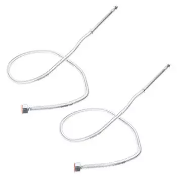 2 шт. Шланг для душа из нержавеющей стали, Шланг для смесителя, Труба для подвода горячей и холодной воды, Замена, Соединительная труба для нагревателя, Прочный A