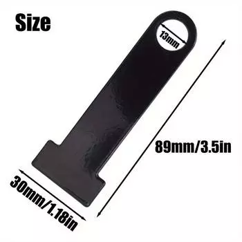 2 шт. Шлем Ремешок Стальные Кольца Замки Мотоцикл Велосипед Удлинители Пряжка Навесной Замок Соединитель Противоугонный Замок для Шлемов 2pcs чёрный