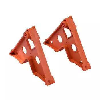 2 шт. штабелируемая стойка для краски, подставка для окраски дверей, внутренняя отделка наружных дверей, кухонный шкаф 2 PCS оранжевый