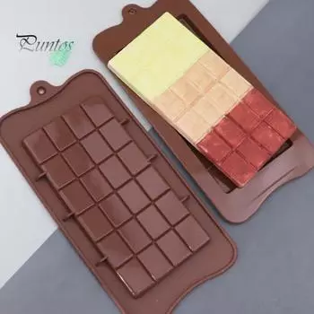 2 шт. силиконовая форма для шоколада глубокая форма для бара в Дубае гибкая форма для конфет без бисфенола А для духовки посудомоечной машины DIY полезные сладости кубики льда йогурт шоколад 2pcs