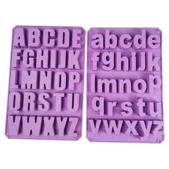 2 шт. силиконовая форма для торта пищевого класса легко извлекается из формы широкое применение силиконовая форма алфавит розовый