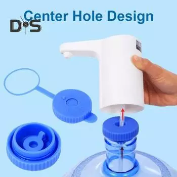 2 шт., силиконовая крышка для кувшина для воды объемом 5 галлонов, пищевая крышка для ведра, не содержащая бисфенол-А, герметичная крышка для ведра, легко устанавливаемая, герметичная, сменная крышка для бутылок диаметром 45 мм 2pcs