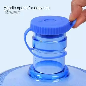 2 шт., силиконовая крышка для кувшина для воды объемом 5 галлонов, пищевая крышка для ведра, не содержащая бисфенол-А, герметичная крышка для ведра, легко устанавливаемая, герметичная, сменная крышка для бутылок диаметром 45 мм 2pcs