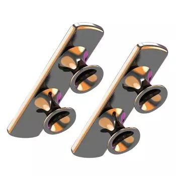 2 шт., силиконовая ручка, подставка для рук для планшета, управление шестью пальцами, противоскользящая, простая установка, универсальный держатель для планшета, подставка для рук 2pcs pack серый