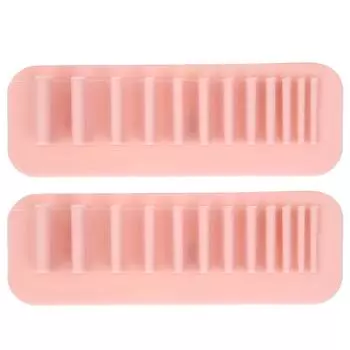 2 шт. Силиконовая сушилка для косметических кистей, настенная стойка-органайзер для хранения зубных щеток