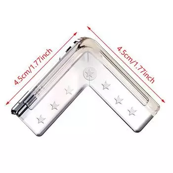 2 шт. силиконовая защитная кромка для мебели, угловые защитные элементы, алюминиевые углы, окна, защита головы от ударов, защита от столкновений детей прозрачный