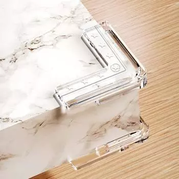 2 шт. силиконовая защитная кромка для мебели, угловые защитные элементы, алюминиевые углы, окна, защита головы от ударов, защита от столкновений детей чёрный