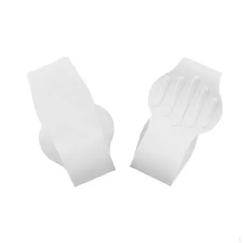 2 шт. силиконовые кружевные туфли для женщин и мужчин, многоцелевые упражнения, для улицы белый