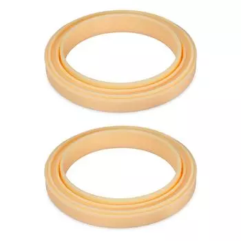 2 шт. Силиконовые прокладки для кофемашины Силиконовые уплотнители Легкая установка Кольца для выпускных клапанов Идеально подходят для различных моделей