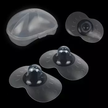 2 шт. силиконовые защитные накладки на соски для кормления грудью, защитные накладки на соски для кормящей матери, мягкие накладки на соски для кормления грудью S