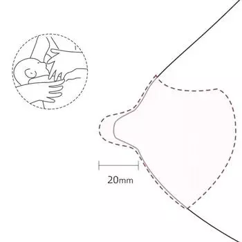 2 шт. силиконовые защитные накладки на соски для кормления грудью, защитные накладки на соски для кормящей матери, мягкие накладки на соски для кормления грудью